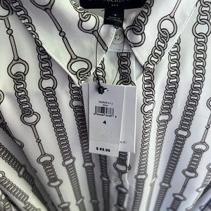 Beautiful white and gray chain-inspired BR dress.